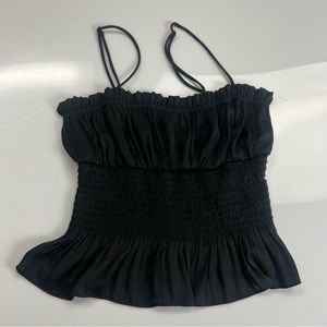 free people women’s black tank top XS L9-16